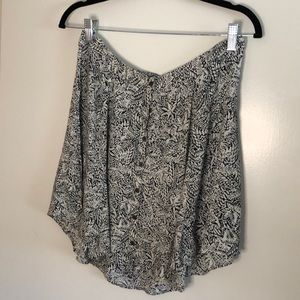 Urban Outfitters Button Up Skater Skirt | Size 10